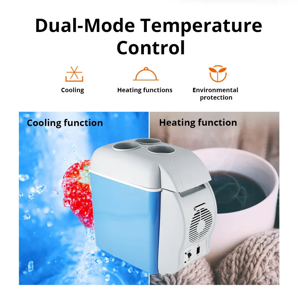 7.5 L Portable Warming and Cooling Car Refrigerator