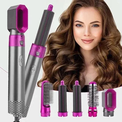 5 in 1 Hot Air Brush: Dry, Style, and Volumize with Ionic Technology