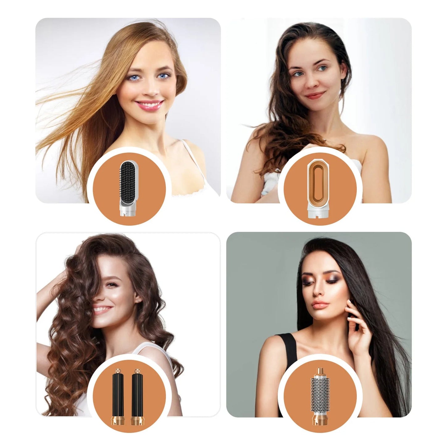 5 in 1 Hot Air Brush: Dry, Style, and Volumize with Ionic Technology