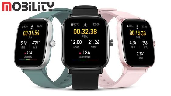 Smartwatch 24H Heart Rate 120 Sports Modes Smart Watch Zepp App With Alexa Built-in For Android For iOS